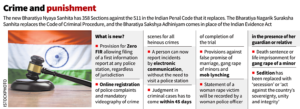 Crime and punishments in Indian Criminal laws