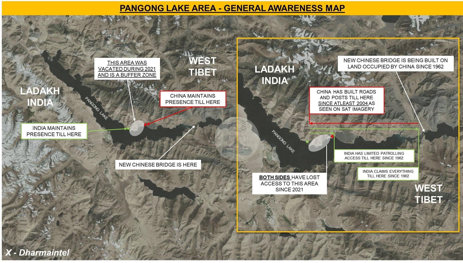 Pangong lake area