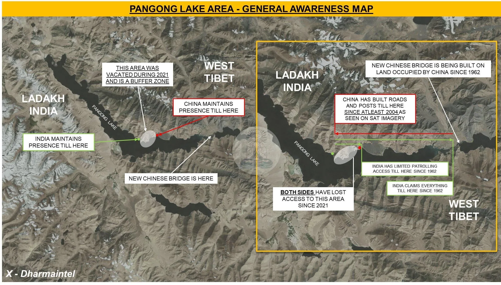 Pangong lake area