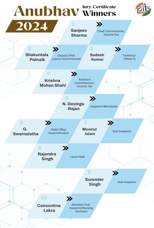 Anubhav Awards 2024 jury certificate winners