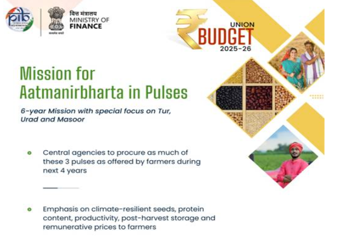 Mission for Aatmanirbharta in Pulses