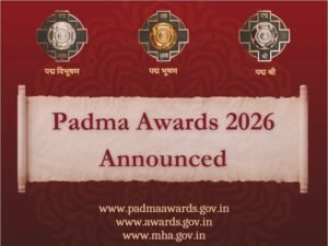 Padma Awards 2026 announced