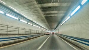India first underwater twin tube road tunnel