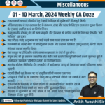 01-10 March 2024 Weekly Miscellaneous CA Doze