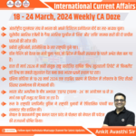 18-24 March 2024 Weekly International CA Doze