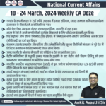 18-24 March 2024 Weekly National CA Doze