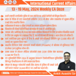 13 – 19 May, 2024 Weekly International CA Doze