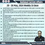 20 -26 May, 2024 Weekly National CA Doze