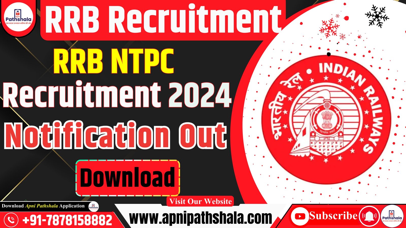 RRB NTPC भर्ती 2024 Notification (1)