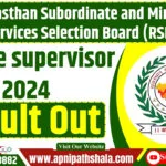 RSMSSB महिला पर्वेक्षक 2024 का परिणाम जारी