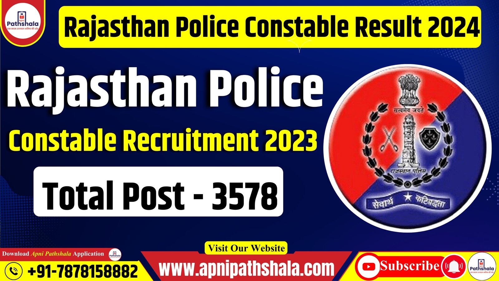 Rajasthan Police Constable Result 2024