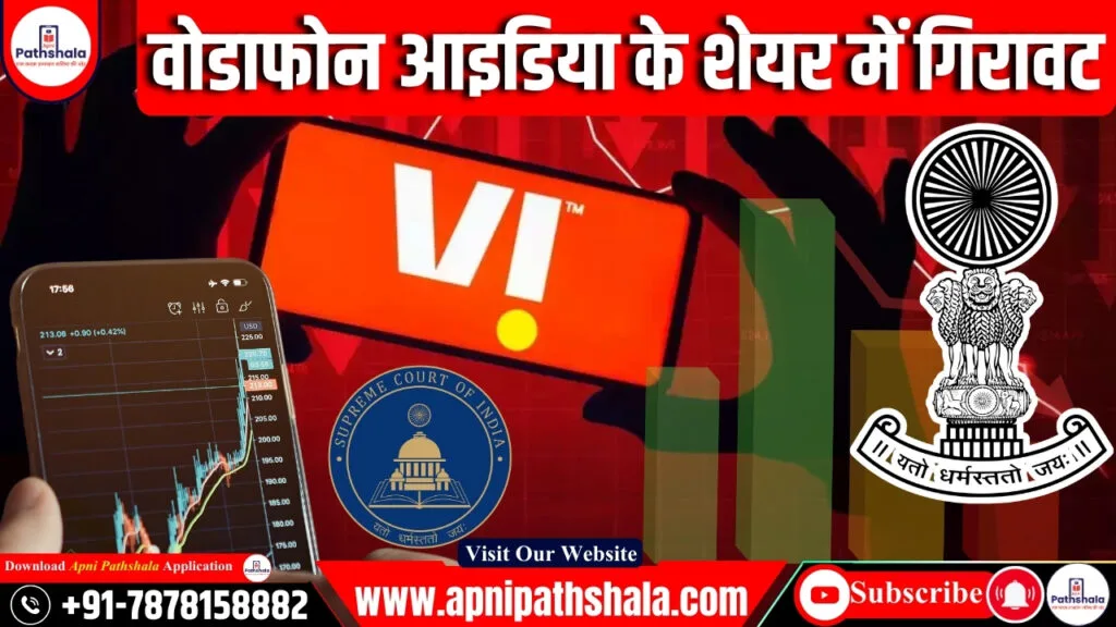 सुप्रीम कोर्ट के फैसले के बाद गिरा वोडाफोन आइडिया का शेयर