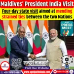 Maldives’ President Visit to India