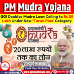 Centre Doubles Mudra Loan Ceiling to Rs 20 Lakh Under New ‘Tarun Plus’ Category