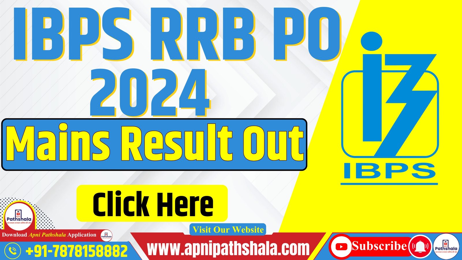 IBPS RRB PO Mains Result 2024 Out_ Result Link Available