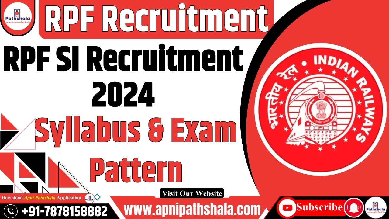 RPF SI Syllabus 2024 and Exam Pattern