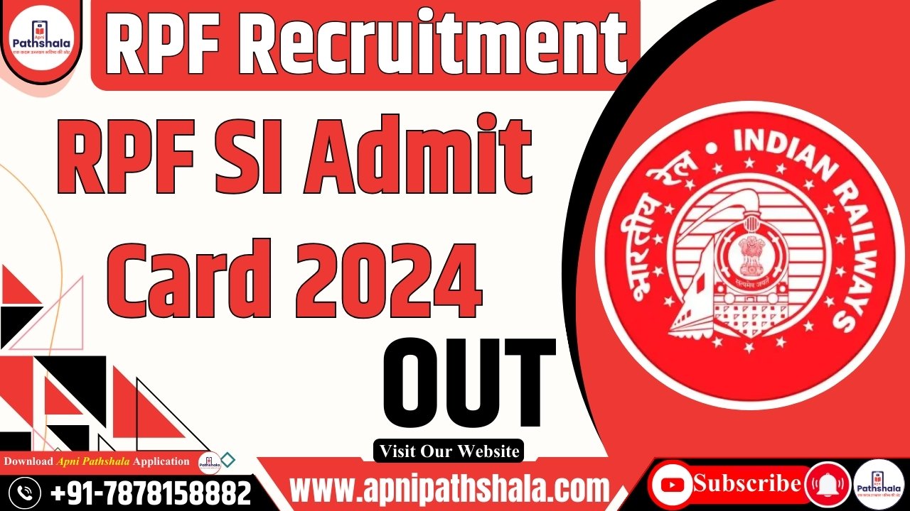 RPF SI Admit card