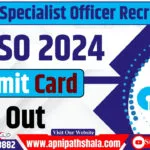 SBI SO Admit Card 2024 Out: Download Admit Card