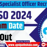 SBI SO Exam Date 2024