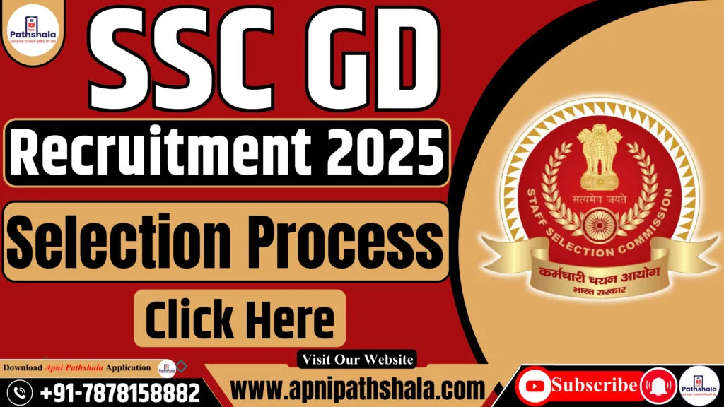 SSC GD Constable Selection Process 2025
