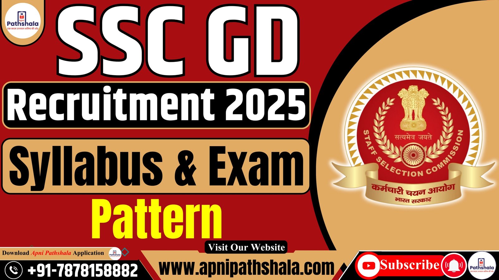 SSC GD Constable Syllabus 2025_ Negative Marking & Exam Pattern