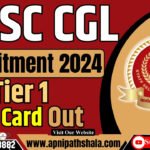 SSC CGL Tier 1 Score Card 2024