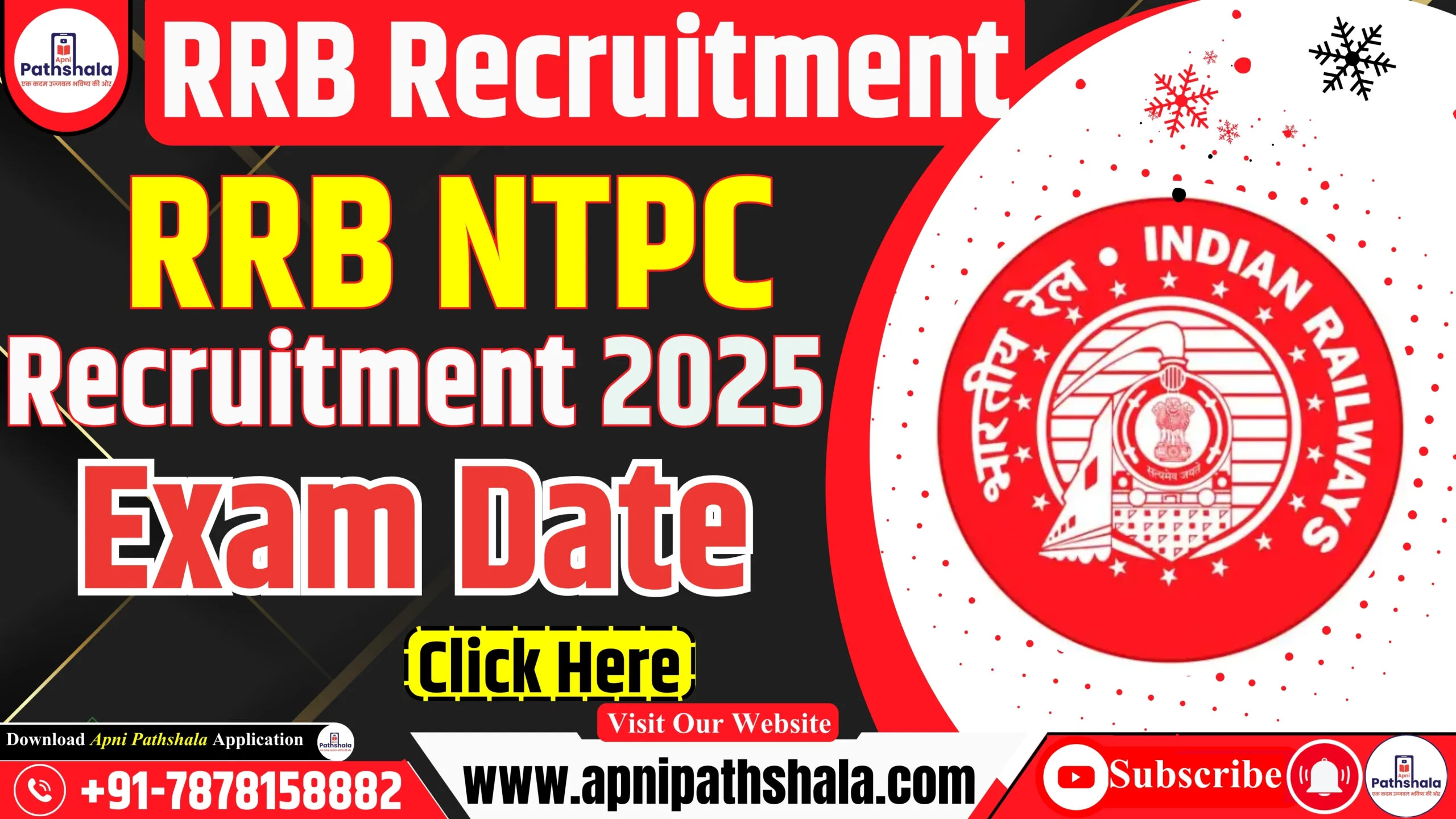 RRB NTPC Exam Date 2025