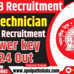 RRB Technician Grade 3 Answer Key 2024