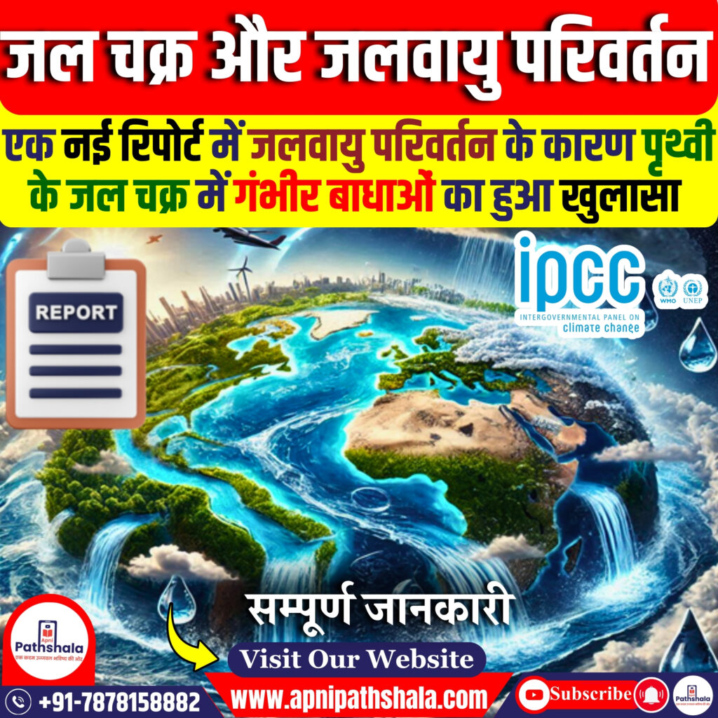 जल चक्र और जलवायु परिवर्तन