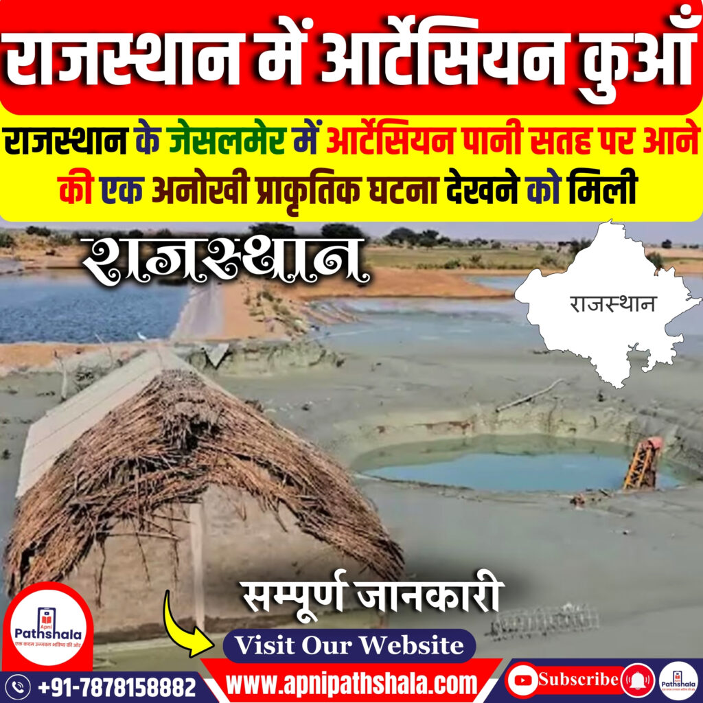 राजस्थान में आर्टेसियन कुआँ