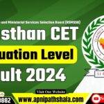 Rajasthan CET Graduation Level Result 2024 Out