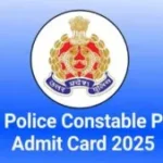 UP Police PET Admit Card 2025 Out