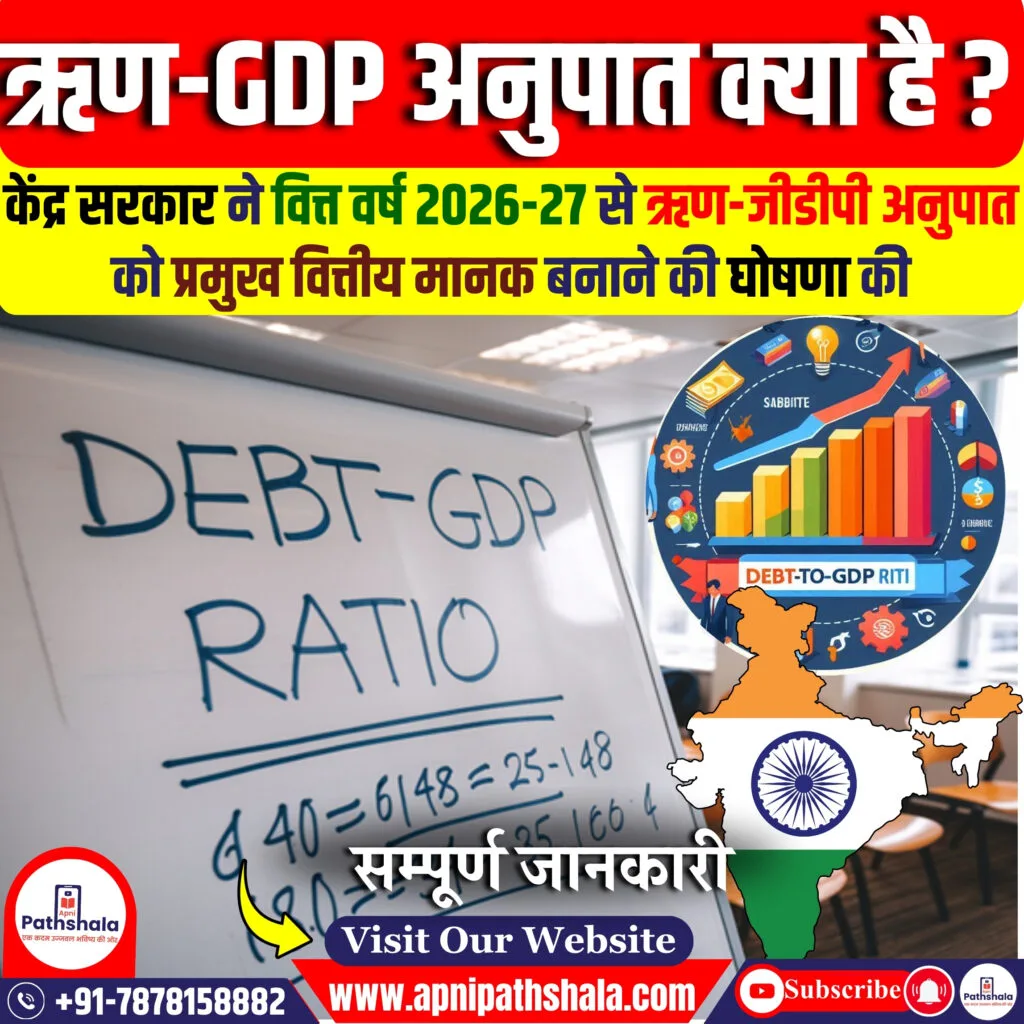 राजकोषीय घाटे से ऋण-GDP अनुपात की ओर बदलाव