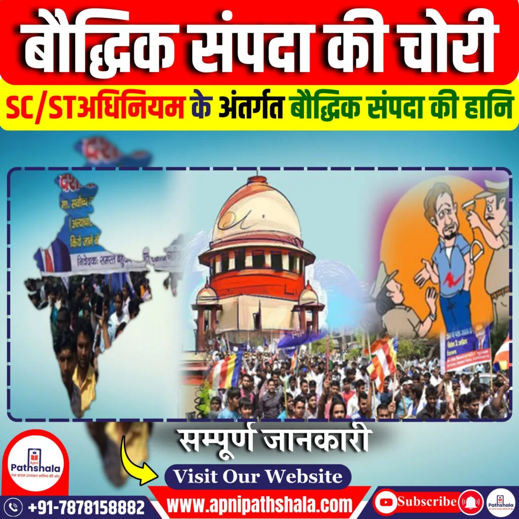 बौद्धिक संपदा की चोरी SC/ST अधिनियम के अंतर्गत