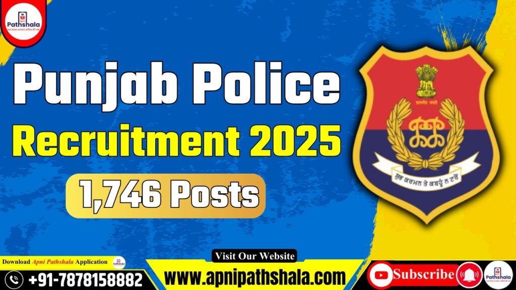 Punjab Police Recruitment 2025