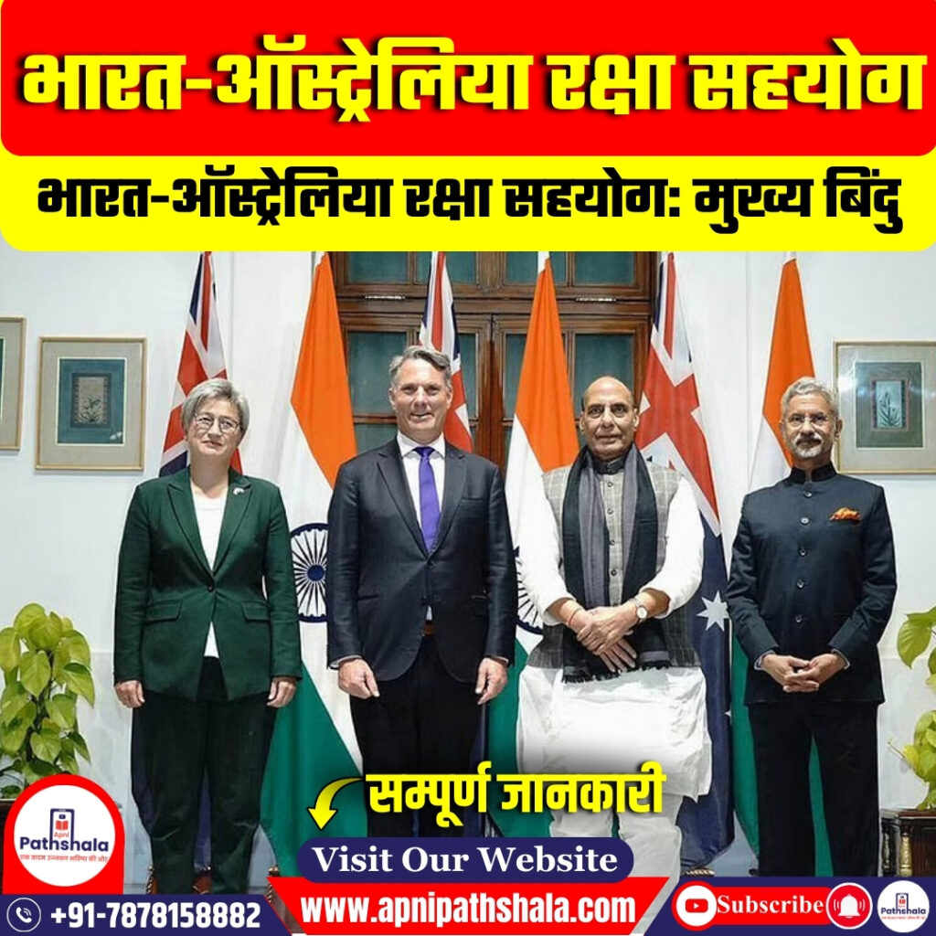 भारत-ऑस्ट्रेलिया रक्षा सहयोग