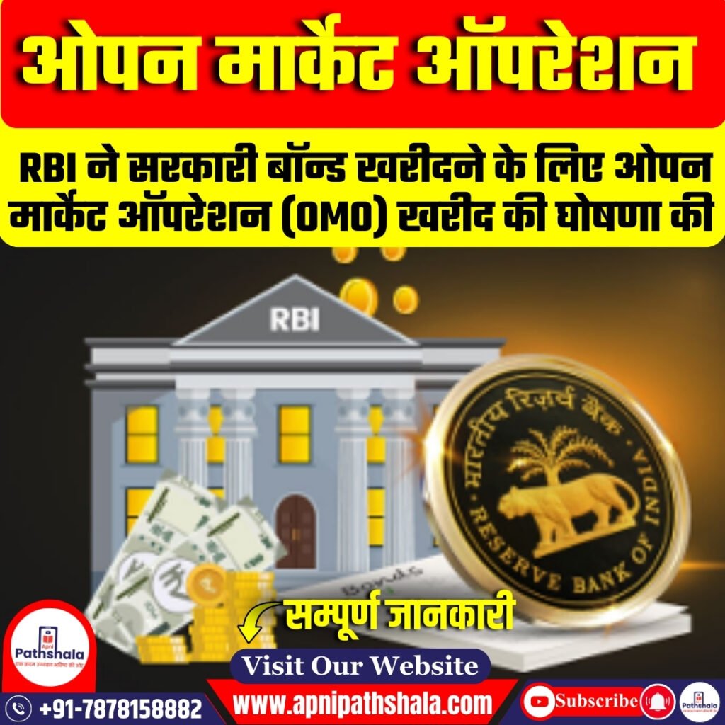 RBI का ओपन मार्केट ऑपरेशन (OMO)