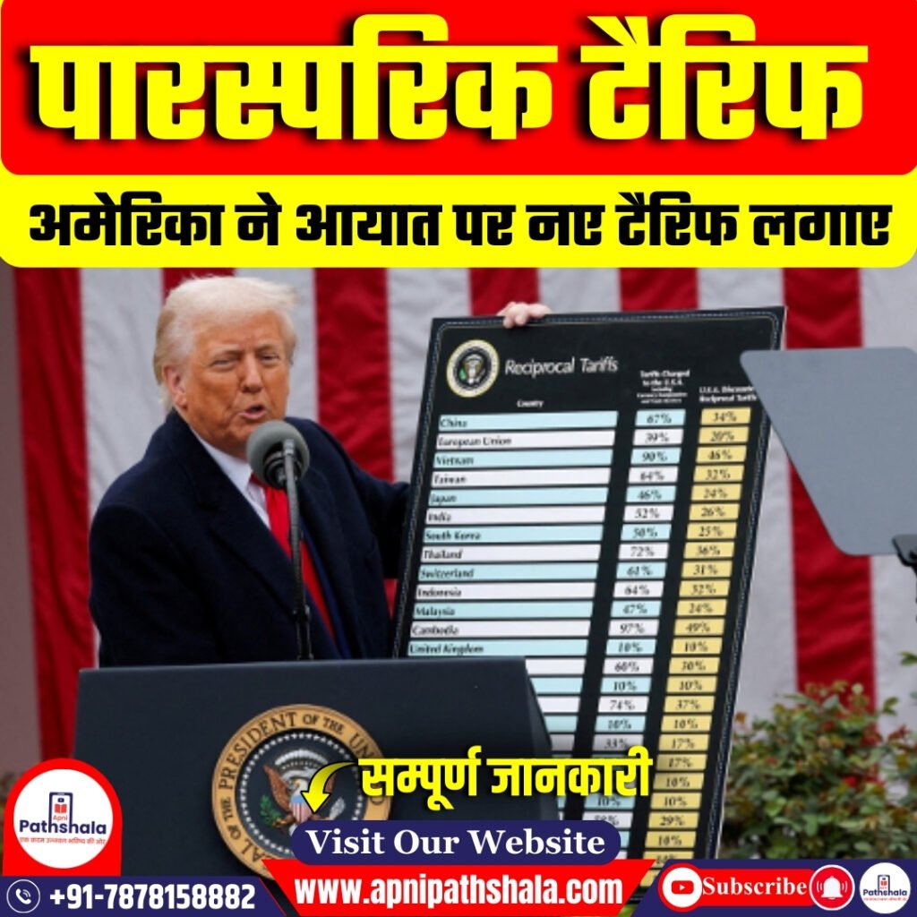  पारस्परिक टैरिफ (Reciprocal Tariff) क्या हैं?