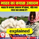 भारत में कपास उत्पादन संकट