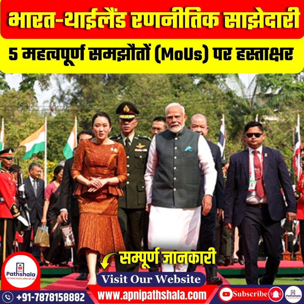 भारत-थाईलैंड रणनीतिक साझेदारी