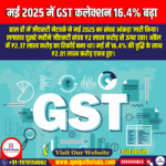 मई 2025 में GST कलेक्शन 16.4% बढ़ा (GST Collection Rises by 16.4% in May 2025) | Ankit Avasthi Sir
