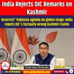 India Rejects OIC Remarks on Kashmir