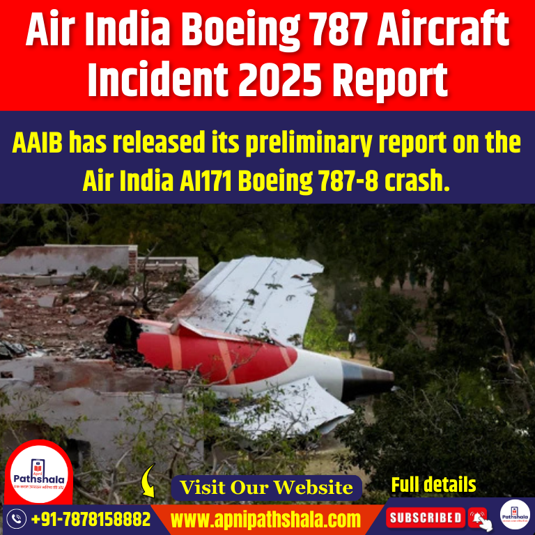 Air India Boeing 787 Aircraft Incident 2025 Report