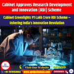Cabinet Approves Research Development and Innovation (RDI) Scheme