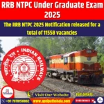 RRB NTPC Under Graduate Exam Date 2025 Out