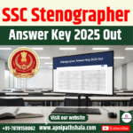 SSC Stenographer Answer Key 2025 Out