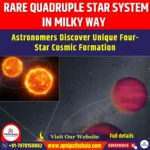 Rare Quadruple Star System in Milky Way