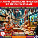 SC Allows Green Cracker Production but Bars Sale in Delhi-NCR