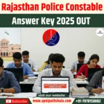 Rajasthan Police Constable Answer Key 2025 OUT