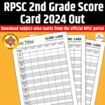RPSC 2nd Grade Score Card 2024 Out